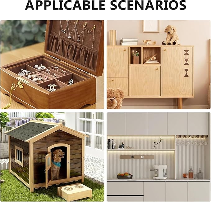 Mini Solid Brass Hinges Cabinet Drawer Butt Hinges for Jewelry Chest Wood Box,1/1.5/2.5Inch,Butt Hinges,8PCS (1.5Inch)