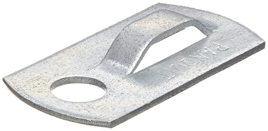 Panduit MBMS-S10-CY Metal Screw-On Mount, Aluminum, Natural, Indoor/Outdoor Environment, #10 Screw Mounting Method, 10lbs Max Static Load (Pack of 100)
