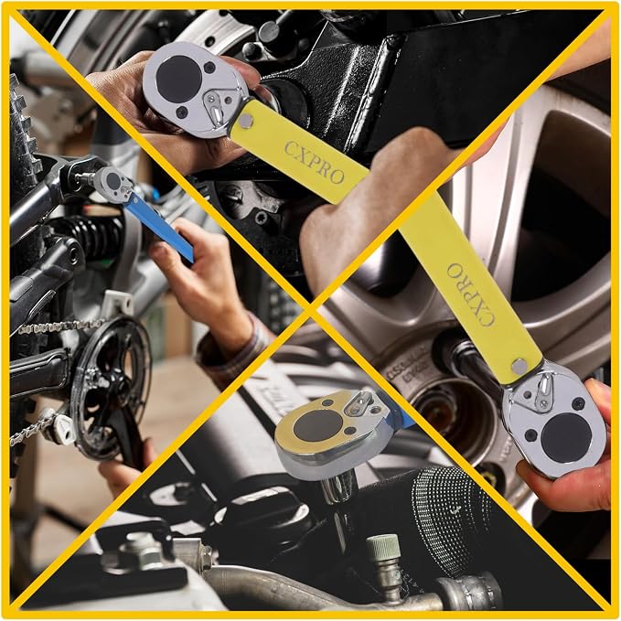 3Pcs Click Torque Wrench Set For Bike, Car, Motorcycle & DIY | 1/4", 3/8" & 1/2" Drive ±4% Accuracy, 72-Tooth Dual-Direction Adjustable Ratchet, 2-230N.m Dual Scale