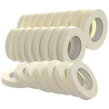 SWRT Masking Tape 1 inch x 55 Yards x 24 Rolls (1320 Total Yards), Masking Tape Bulk for General Purpose, Beige White Tape for Painting, Labeling, Packaging, Crafting & DIY Projects