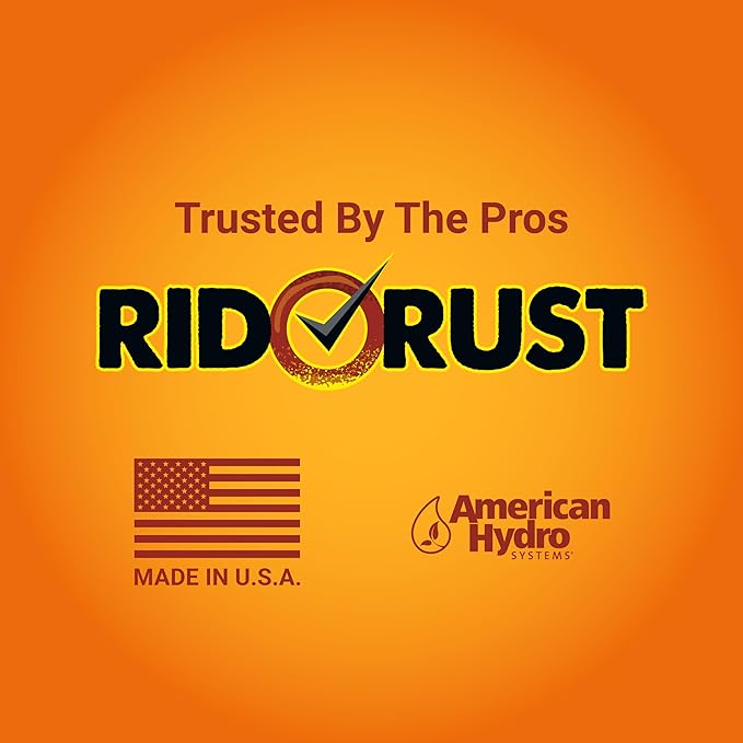 Rid-O-Rust Outdoor Rust Preventer, Concentrated Formula, Prevents Stains Caused by Irrigation, 64 Fluid Ounce Bottles (4 Pack)