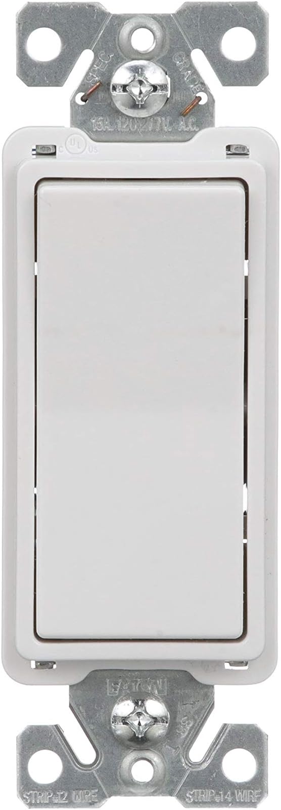 Eaton 7504W-SP-L 15-Amp, 120-Volt Standard Grade 4-Way Decorator Switch, White