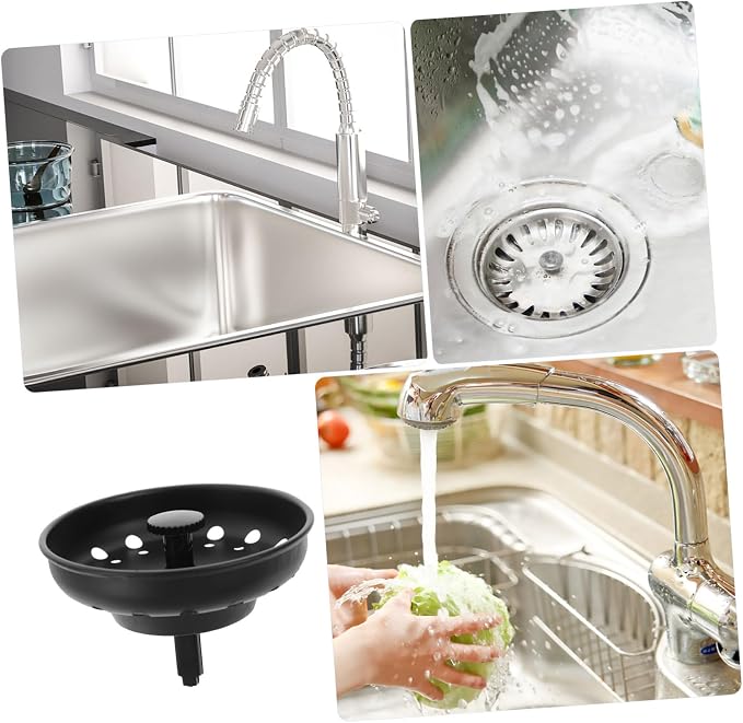 Hemobllo 8pcs Kitchen Sink Drain Strainer Metal Filter Stopper for Kitchen Sinks Easy to Install and Prevents Clogs from Food and Debris for Home Use