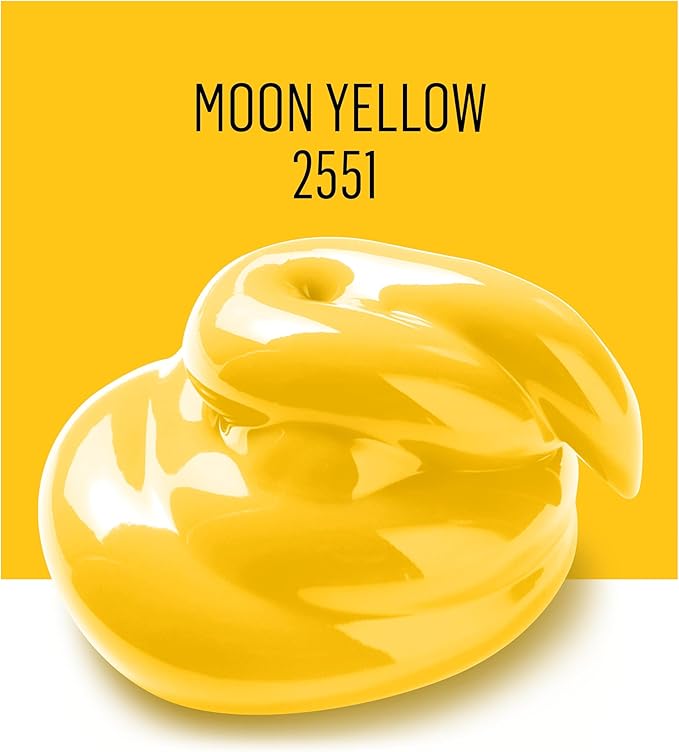 FolkArt Acrylic Paint in Assorted Colors (2 oz), 2551, Moon Yellow