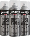 JENOLITE Rust Shield Aerosol - Anti Rust Spray, Protection Against Rust & Corrosion for Automotive and Metal - 3x400ml (3x13.5 fl oz)