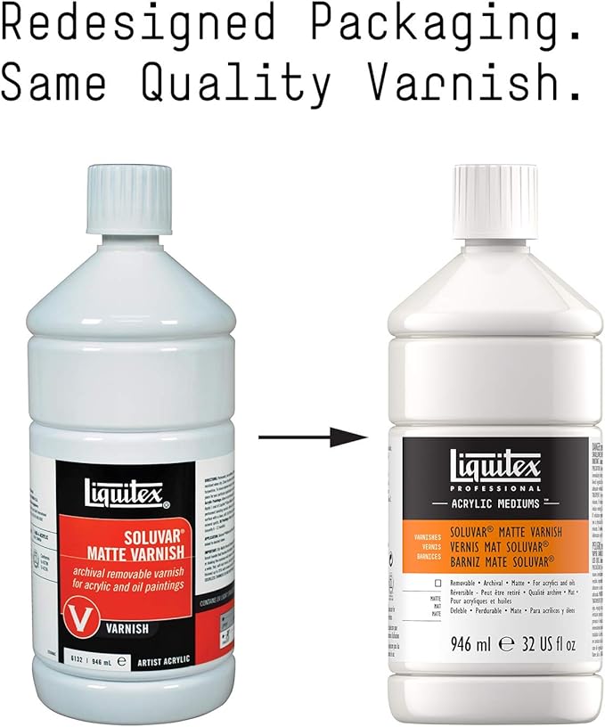 Liquitex Professional Soluvar Matte Varnish, 946ml (32-oz)