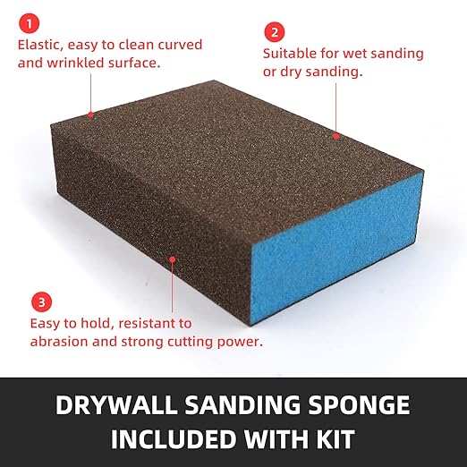 BONCART Spackle Wall Repair Kit,Drywall Repair kit,Wall Mending Agent Putty with Scraper,Plaster Wall Repair Paste for Wall Crack/Nail Hole/Graffiti,Wall Surface