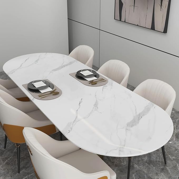 Marble Contact Paper for Countertops Cabinets Waterproof 31x157 inch Glossy Marble Peel and Stick Wallpaper Self-Adhesive Counter Top Vinyl Wrap Removable Marble Wallpaper for Kitchen Bathroom