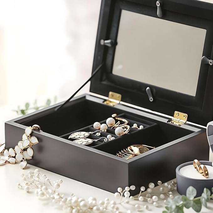 10 Sets Small Hinges with Screws Mini Brass Hinges Jewelry Box 1 Inch Mini Folding Butt Hinge DIY Accessories for DIY Boxes Gate Drawer Furniture Woodworking Craft Project (Gold)