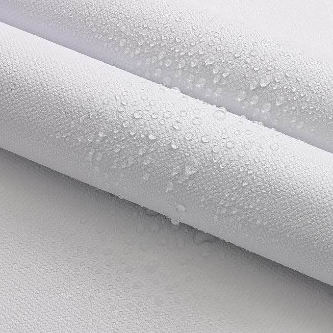 White Grasscloth Peel and Stick Wallpaper Textured Contact Paper 15.7inch x 393.7inch Faux Linen Vintage Grasscloth Contact Paper Self Adhesive Removable Wallpaper Vinyl