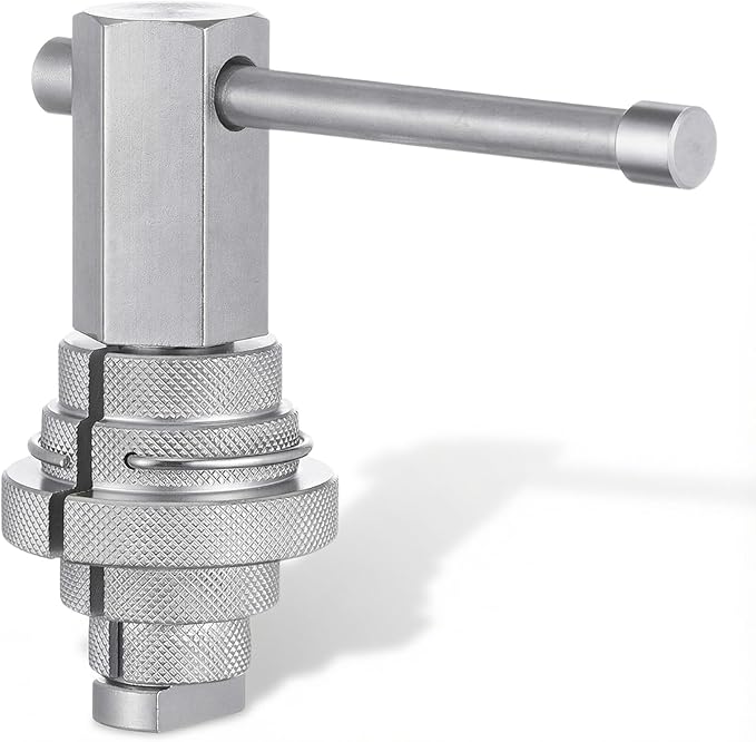 31405 Compatible with Model 342 Internal Wrench with 4-1/2 Internal Pipe Wrench, Silver, Suitable for Securing Wardrobe Drain Pipes, Bathtubs, Washbasins, and Sink Strainers