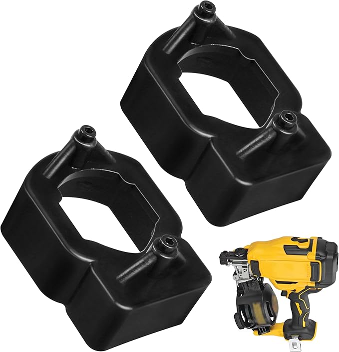 2025 Upgrade DCN45RN Vinyl Siding Adaptor Tip, B Style Siding Nailer Adapter for Dewalt 20V Cordless Roofing Nailer DCN45RND1, DCN45RNB – 2 Pack
