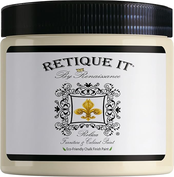 Retique It Chalk Furniture Paint by Renaissance DIY, 16 oz (Pint), 14 Arabian Coffee