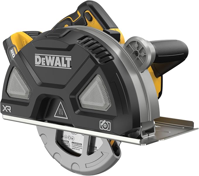 DEWALT 20V MAX XR 7-1/4 Inch Metal Cutting Circular Saw Kit with Circular Saw Blade, Battery and Charger Included (DCS383H1)