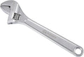 Olympia Tools 10" Adjustable Wrench, Heavy Duty Drop Forged Steel, Chrome Plated, Precision Machined Jaws, Rust Resistant