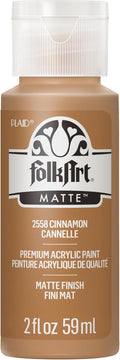 FolkArt Acrylic Paint in Assorted Colors (2 oz), 2558, Cinnamon