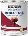 Rust-Oleum 240286 Painter's Touch Latex Paint, Satin Claret Wine,1 Quarts (Pack of 1)