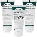 KEZE Silicone Grease Waterproof Food Grade Silicone Sealant Lubricant for Plumbers Valve Faucet O Rings 1 oz 3-Pack