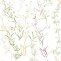 Timeet Floral Wallpaper Peel and Stick Botanical Wildflower Self Adhesive Wall Paper Removable Plant Vine Contact Paper for Living Room Bedroom Accent Decor 17.3" x 200"