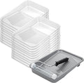 Bates- Paint Tray Set, 9 Inch, 22 pcs, 1x 9 Inch Paint Roller Tray, 20x Disposable Plastic Liners & 1x Roller Frame