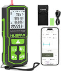 Huepar 200Ft Bluetooth Laser Measuring Tool S60-BT, APP Control, Rechargeable USB-C Laser Distance Meter, ±1/16" High Accuracy, Angle Sensor, IP54, for Distance/Area/Volume, Gifts for Men