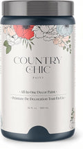 Country Chic All-in-One Chalk Paint for Furniture, Cabinets, Home Decor, Eco-Friendly, Matte Finish, Built-In Primer & Top Coat for Wood, Metal - Starstruck (Navy Blue) - Quart 32 oz (950 ml)