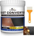Rust Converter & Metal Primer -Removes Rust, Encapsulates & Protects, Works as Undercoating and Paint, Long-Lasting inhibitor for Cars, Trucks, Metal Surfaces(35 oz)