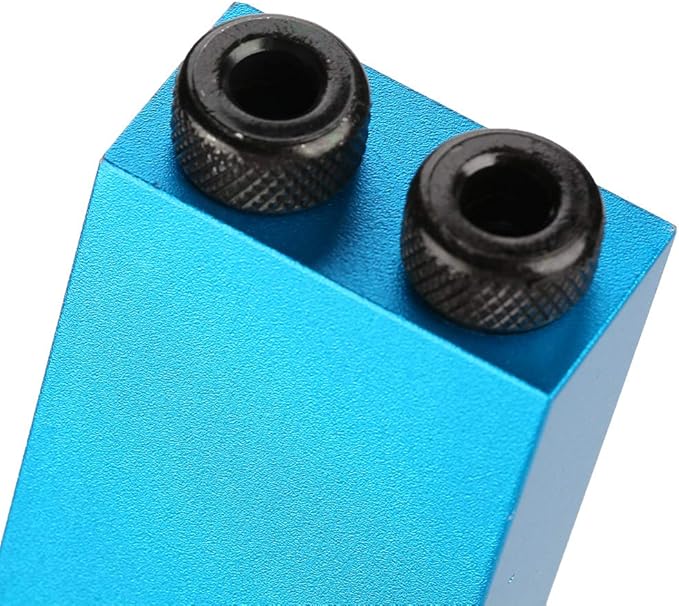 Pocket Hole Jig Kit, 15 Degree Woodwork Oblique Hole Positioner 6/8/10mm for Woodworking Angle Drilling Holes, Angle Carpentry Locator Jig