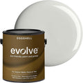 EVOLVE Interior Paint & Primer, Eggshell (Quiet Fog), 1 Gallon – One-Coat Coverage, Excellent Hide, Low VOC, Low Odor, Washable Paint for Walls, Doors & Trim