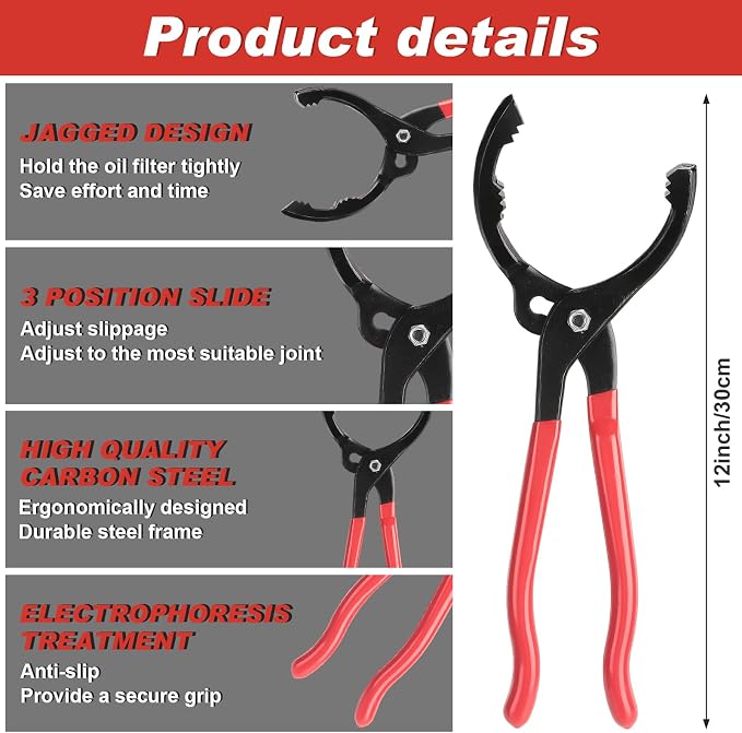 8 Pcs Automotive Oil Funnel Set Include 4 Wide Mouth Flexible Funnel with Handle 2 Plastic Large Funnels Adjustable Oil Filter Wrenches Drain Pan for Cars and Motorcycles