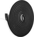 Kikerike Self Adhesive Foam Tape Weatherstrip 1/2In x 3/8In x 16.5Ft High Density Foam Insulation Strips Seal Weather Stripping with Strong Adhesive for Door and Window Sound Isolation Soundproofing