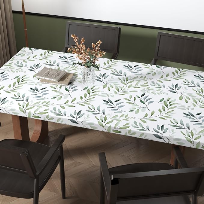 Danodoi Sage Green Vintage Leaf Peel and Stick Wallpaper 17.5" x 197" | Waterproof Vinyl Self Adhesive Removable Renter Friendly Floral Contact Paper