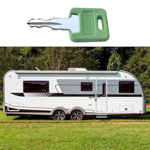 10 Pack Ignition Keys for RV Camper Key MK9901 6601 Compatible with FIC Global Link Bauer Motorhome Master Green CF EF HF Codes Series (MK9901)