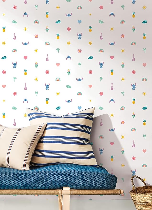 Disney Stitch Peel and Stick Wallpaper by RoomMates, RMWS1267