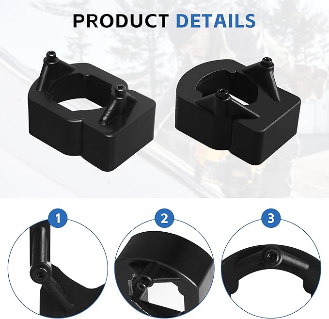 2026 Upgraded version DCN45RN Vinyl Siding Adaptor Tip for Dewalt Roofing Nailer Cordless 20v DCN45RNB, DCN45RND1, DCN45RN (Type A B）2 Pack