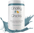 Chalky Chicks 32 Fl Oz Matte Y Blue (Medium Blue) Chalk Paint for Furniture Without Sanding - No Prep Furniture Paint No Sanding All in One for Crafts, Wood, Walls, Cabinet, Metal, Dresser, Farmhouse