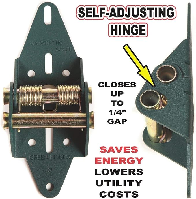 Garage Door Hinge - Energy Saving, 4 Panel Doors 12' Wide & Over, MFG# C4416-40