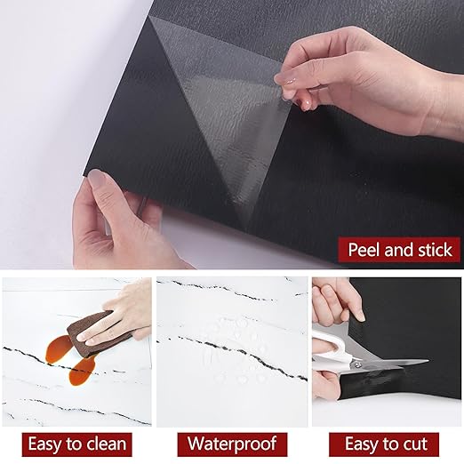 WESTICK 20 Tiles White Marble Floor Tile Bathroom Vinyl Tiles Peel and Stick Floor Waterproof Marble Vinyl Flooring Tile Removable Sticky Tile for Kitchen Bedroom Living Room Grey White 12" x 12"