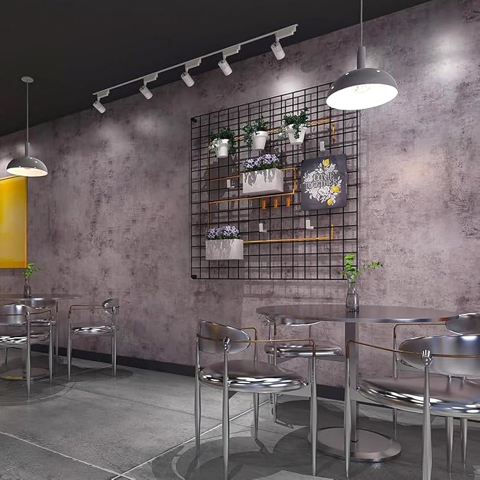 BOMENG Purple Wallpaper Peel and Stick Concrete Vinyl Wrap Silver Rusty Vintage Industrial Wallpaper Cement Concrete Contact Paper for Countertops Self Adhesive Wall Covering for Walls 16"x354"