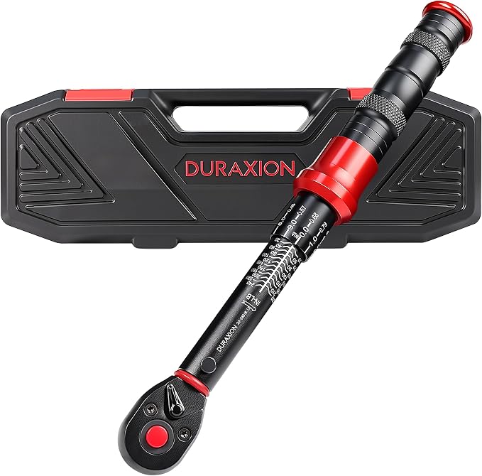 1/4-Inch Drive Torque Wrench 20-240in.lb/2.3-27.1Nm | ±3% Precision Dual Direction Torque Wrenches with 72-Tooth Dual Range Scales