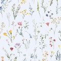 ILHIIOR Colorful Floral Peel and Stick Wallpaper Boho Leaf Contact Paper White Floral Removable Self Adhesive Waterproof Wall Paper for Cabinet Drawers Wall Decor Renter Friendly 17.5''x393''