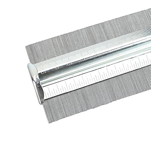 High-Performance Metal Gauge Profile Measuring Tool Carpet Laying Cutting Tiles Carpentry Woodwork Metalwork- Shape Template Shape Tracing Duplicator Irregular Welding- Woodworking Tracing