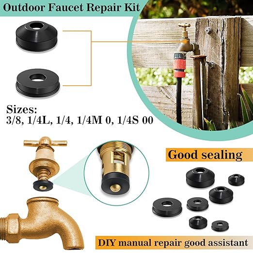 XBVV 28 Size 650 Pcs Faucet Rubber Washers Kit and SAE O Ring Assortment Set for Assorted Plumbing Faucet Sealing Repair