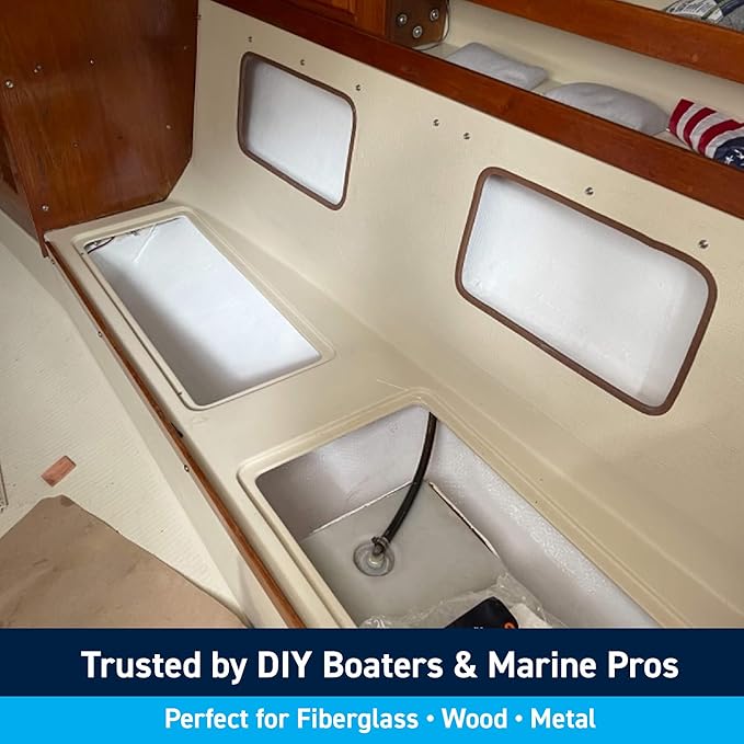 TotalBoat TotalBilge Epoxy Based Bilge Paint for Boat Bilges, Bulkheads, Engine Rooms and Locker Areas (Gray, Gallon)