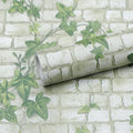 Brick Wallpaper Peel and Stick 3D Brick Stone Self Adhesive Removable Contact Paper Backsplash for Bathroom Garage Living Room Contact Paper Removable for Decorative Vinyl 15.7"x196"