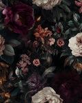 ILHIIOR Black/Pink Floral Peel and Stick Wallpaper 17.5 x 118 Inches | Leaf Removable Self Adhesive Waterproof Contact Paper, Renter Friendly Decor for Cabinets, Drawers & Bedroom Walls