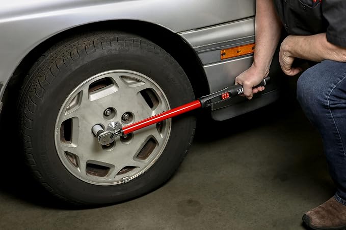 ARES 43001 1/2-Inch Drive Digital Torque Wrench | 25.1-250.8 ft-lb (30-340 Nm) Electronic Reversible Ratchet, Audio/Visual Multi-Alert, ±2% Accuracy
