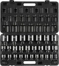 VEVOR 3/4" Drive Impact Socket Set, 29 Piece, CR-MO | SAE 3/4" to 2-1/2", 6 Point Sockets, Easy-to-Read Size Markings, Rugged Construction, with Storage Case
