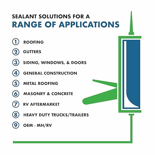 24-Pack of 10 Oz. Geocel GC55103 Black 4500 Roof Bonding Sealant