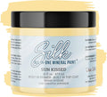 Dixie Belle Silk All-in-One Mineral Paint - Sun Kissed (16oz) - Soft Yellow Water Based Built-In Primer + Topcoat for Wood + Metal - Durable Furniture Paint - Low Reflective Finish
